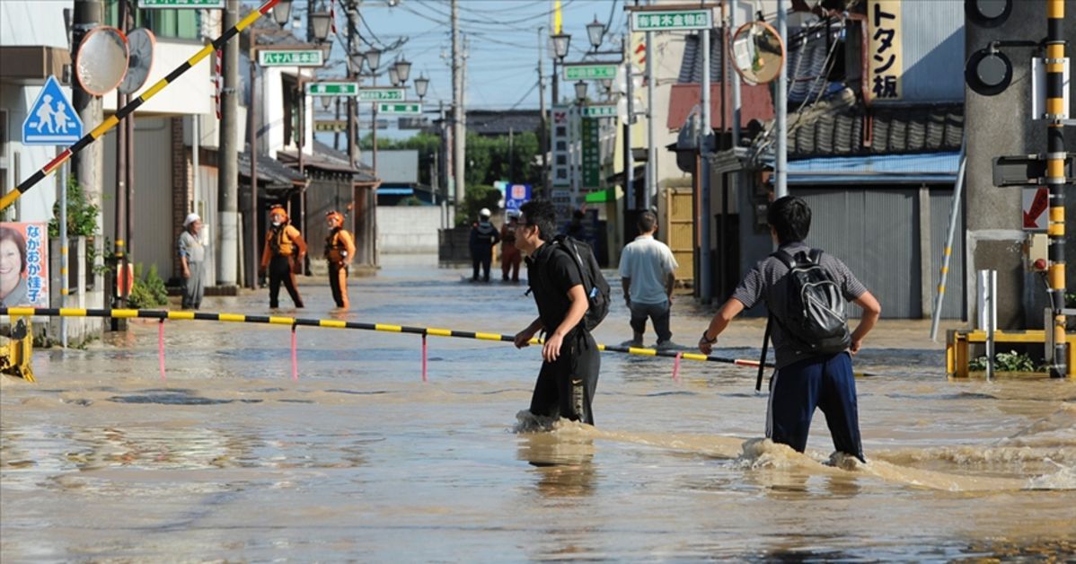 Japonya'da Rekor Yağış